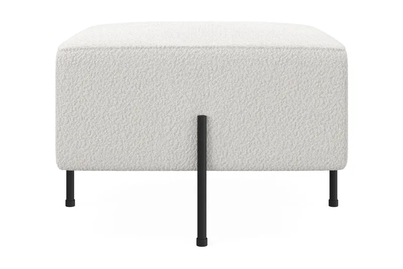 Menard Compact Sittpuff 60 cm Kvadratisk, Vit