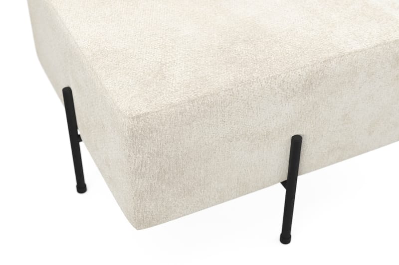 Menard Compact Sittpuff 60 cm Kvadratisk - Vit - Möbler - Vardagsrum - Stolar & sittmöbler - Sittpuff