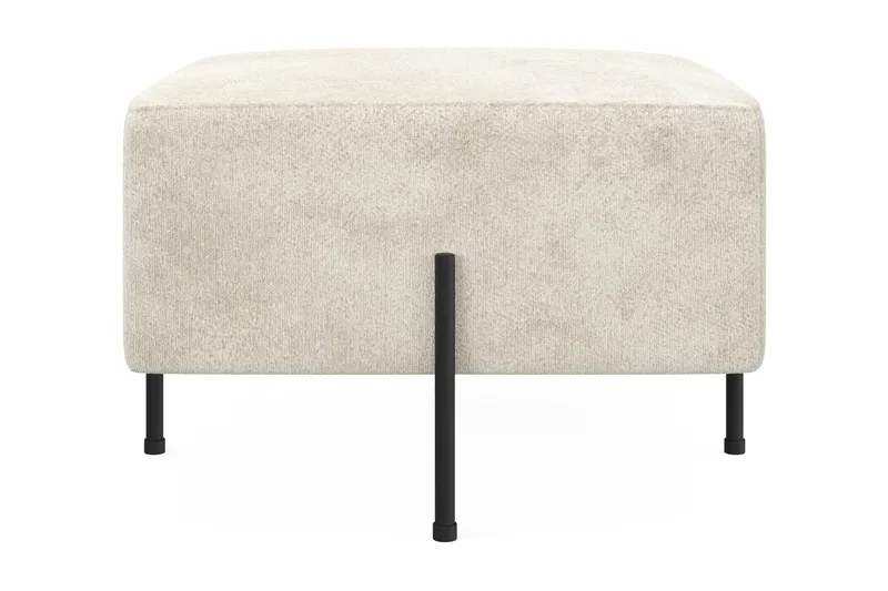 Menard Compact Sittpuff 60 cm Kvadratisk, Vit