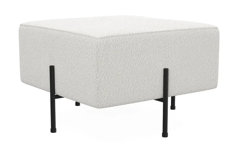 Menard Compact Sittpuff 60 cm Kvadratisk - Vit - Möbler - Vardagsrum - Stolar & sittmöbler - Sittpuff