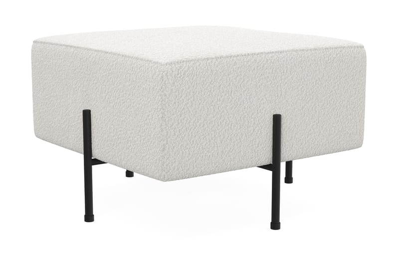 Menard Compact Sittpuff 60 cm Kvadratisk - Vit - Möbler - Vardagsrum - Stolar & sittmöbler - Sittpuff