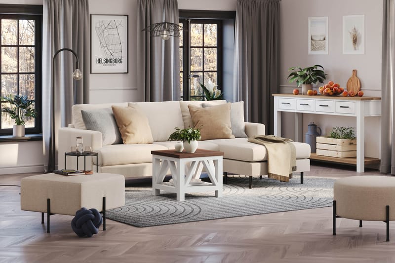 Menard Compact Sittpuff 60 cm Kvadratisk - Möbler - Vardagsrum - Stolar & sittmöbler - Sittpuff