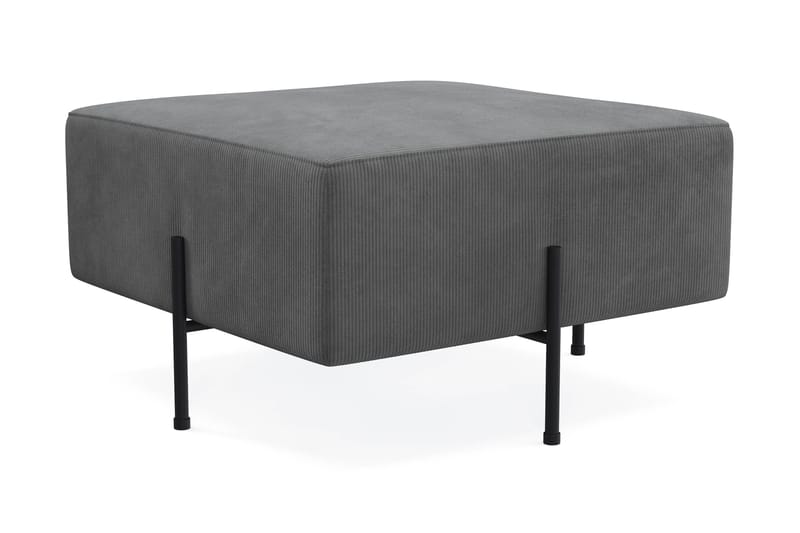 Menard Compact Sittpuff 70 cm Kvadratisk - Grå - Möbler - Vardagsrum - Stolar & sittmöbler - Sittpuff