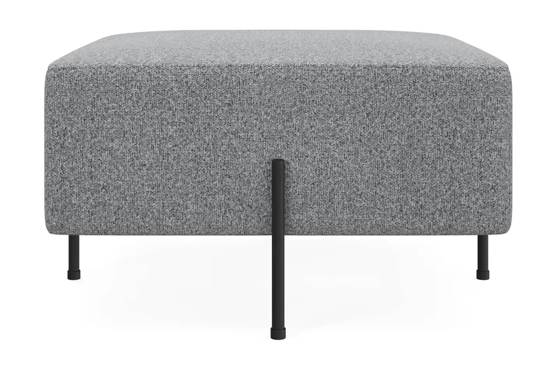 Menard Compact Sittpuff 70 cm Kvadratisk, Grå