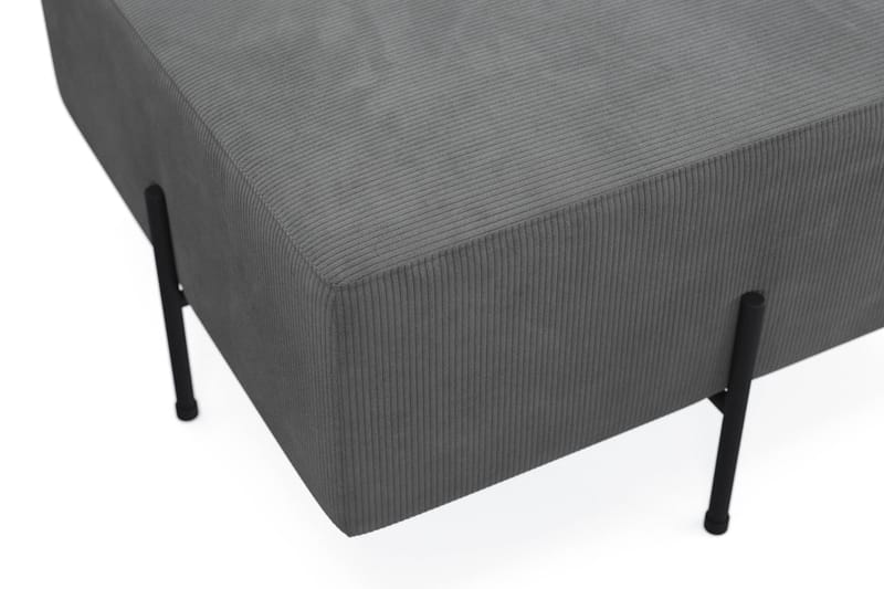 Menard Compact Sittpuff 70 cm Kvadratisk - Grå - Möbler - Vardagsrum - Stolar & sittmöbler - Sittpuff
