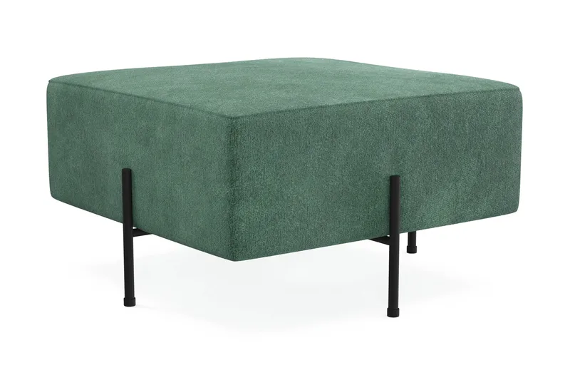 Menard Compact Sittpuff 70 cm Kvadratisk - Grön - Möbler - Vardagsrum - Stolar & sittmöbler - Sittpuff