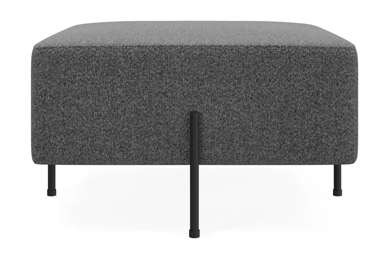 Menard Compact Sittpuff 70 cm Kvadratisk, Mörkgrå