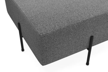 Menard Compact Sittpuff 70 cm Kvadratisk - Mörkgrå - Möbler - Vardagsrum - Stolar & sittmöbler - Sittpuff