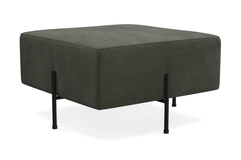 Menard Compact Sittpuff 70 cm Kvadratisk - Mörkgrön - Möbler - Vardagsrum - Stolar & sittmöbler - Sittpuff