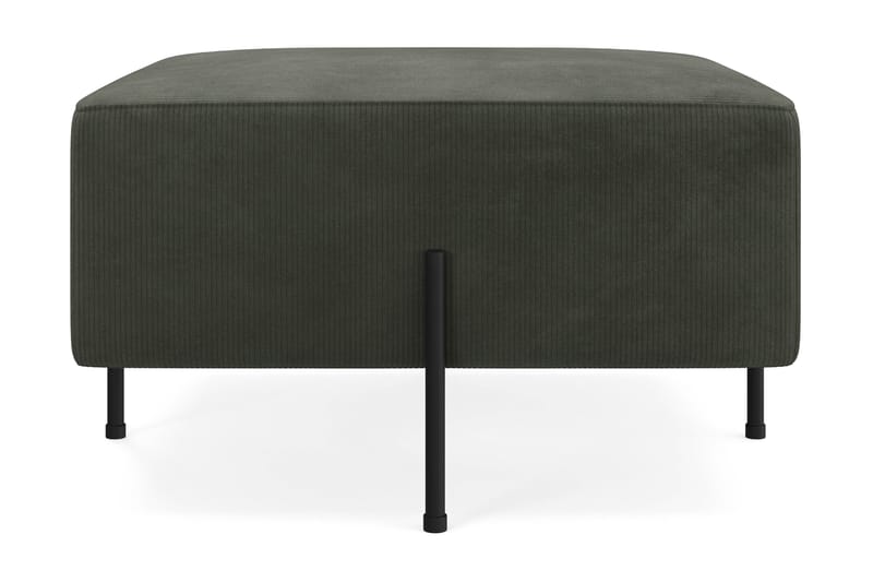 Menard Compact Sittpuff 70 cm Kvadratisk, Mörkgrön