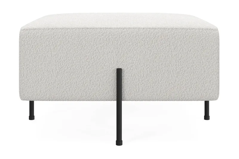 Menard Compact Sittpuff 70 cm Kvadratisk, Vit