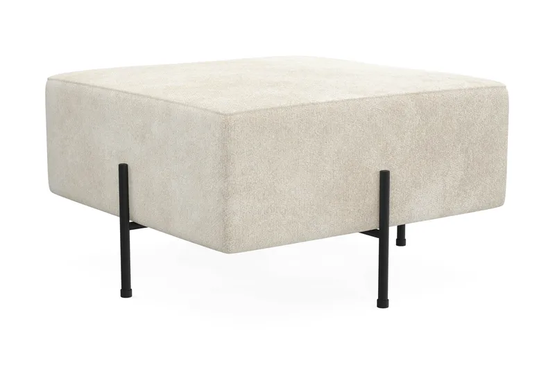 Menard Compact Sittpuff 70 cm Kvadratisk - Vit - Möbler - Vardagsrum - Stolar & sittmöbler - Sittpuff