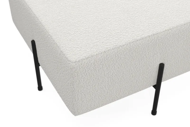 Menard Compact Sittpuff 70 cm Kvadratisk - Vit - Möbler - Vardagsrum - Stolar & sittmöbler - Sittpuff