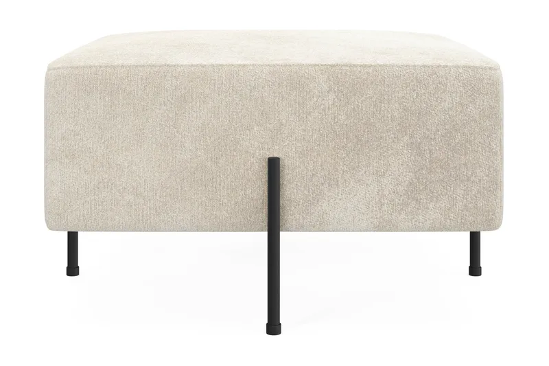 Menard Compact Sittpuff 70 cm Kvadratisk, Vit