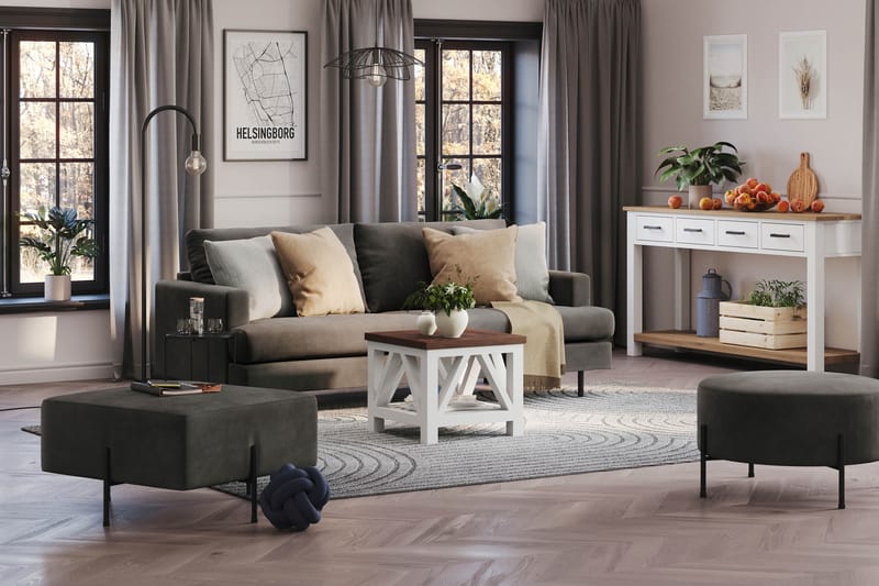 Menard Compact Sittpuff 70 cm Kvadratisk - Möbler - Vardagsrum - Stolar & sittmöbler - Sittpuff