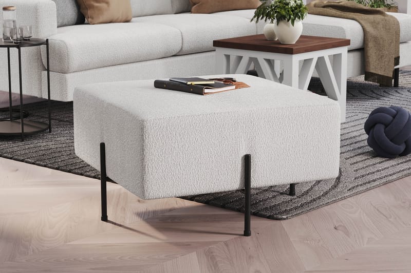 Menard Compact Sittpuff 70 cm Kvadratisk - Möbler - Vardagsrum - Stolar & sittmöbler - Sittpuff