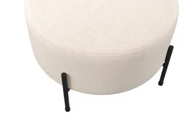 Menard Compact Sittpuff Rund 60 cm - Beige - Möbler - Vardagsrum - Stolar & sittmöbler - Sittpuff