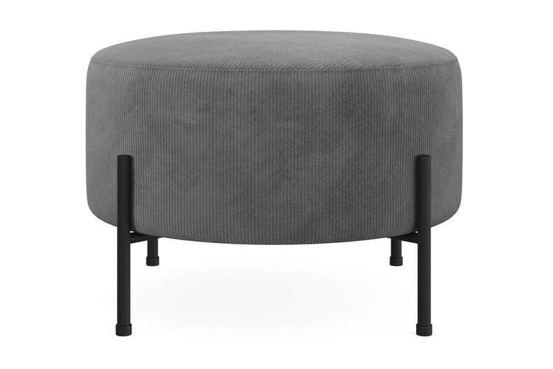 Menard Compact Sittpuff Rund 60 cm - Grå - Möbler - Vardagsrum - Stolar & sittmöbler - Sittpuff