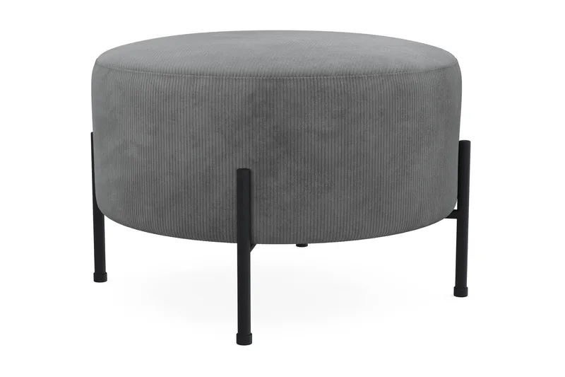 Menard Compact Sittpuff Rund 60 cm, Grå