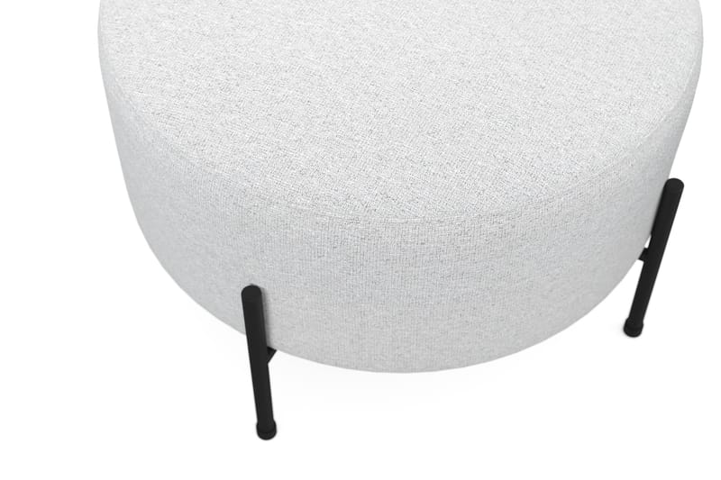 Menard Compact Sittpuff Rund 60 cm - Ljusgrå - Möbler - Vardagsrum - Stolar & sittmöbler - Sittpuff