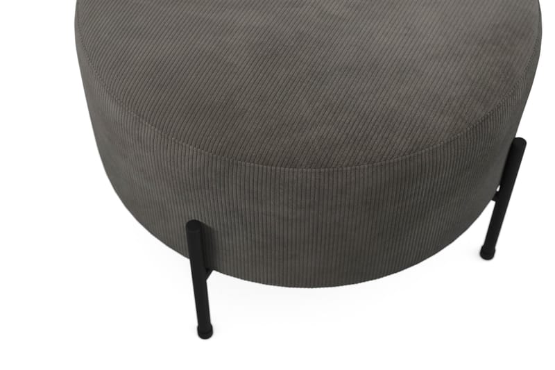 Menard Compact Sittpuff Rund 60 cm - Mörkgrå - Möbler - Vardagsrum - Stolar & sittmöbler - Sittpuff