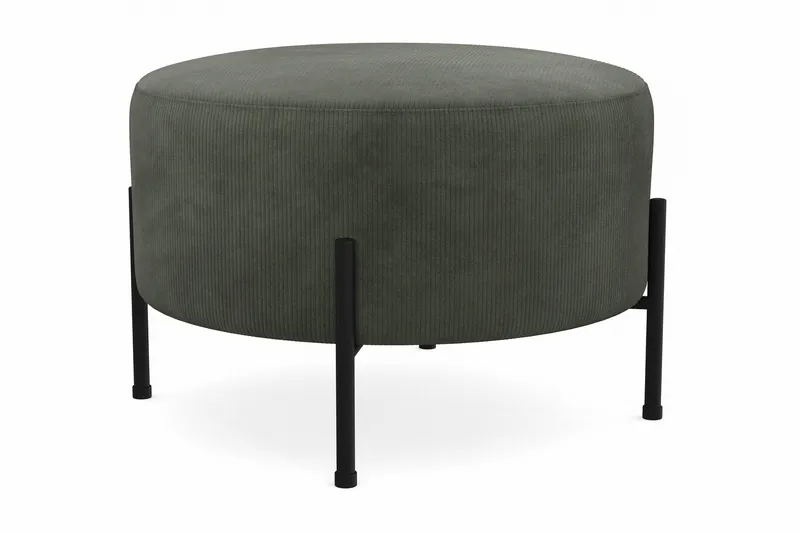 Menard Compact Sittpuff Rund 60 cm - Mörkgrön - Möbler - Vardagsrum - Stolar & sittmöbler - Sittpuff