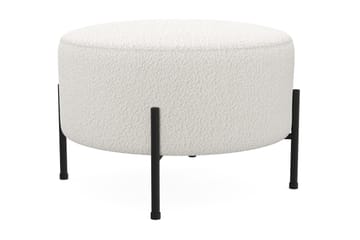 Menard Compact Sittpuff Rund 60 cm - Vit - Möbler - Vardagsrum - Stolar & sittmöbler - Sittpuff