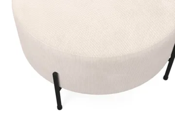 Menard Compact Sittpuff Rund 70 cm - Beige - Möbler - Vardagsrum - Stolar & sittmöbler - Sittpuff