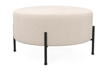 Menard Compact Sittpuff Rund 70 cm - Beige - Möbler - Vardagsrum - Stolar & sittmöbler - Sittpuff