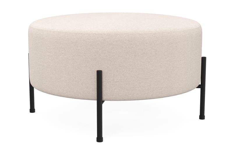 Menard Compact Sittpuff Rund 70 cm - Beige - Möbler - Vardagsrum - Stolar & sittmöbler - Sittpuff