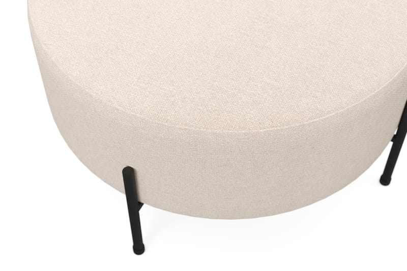 Menard Compact Sittpuff Rund 70 cm - Beige - Möbler - Vardagsrum - Stolar & sittmöbler - Sittpuff