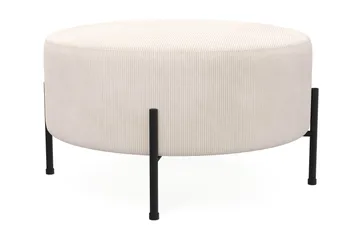 Menard Compact Sittpuff Rund 70 cm - Beige - Möbler - Vardagsrum - Stolar & sittmöbler - Sittpuff