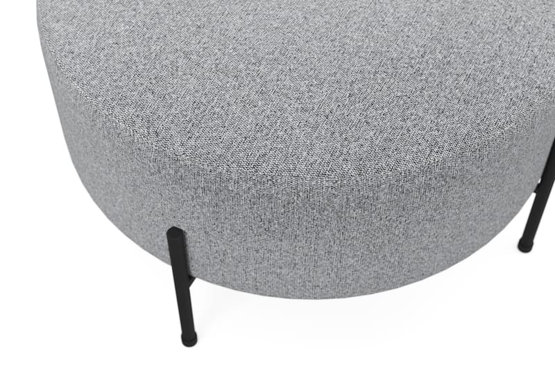 Menard Compact Sittpuff Rund 70 cm - Grå - Möbler - Vardagsrum - Stolar & sittmöbler - Sittpuff