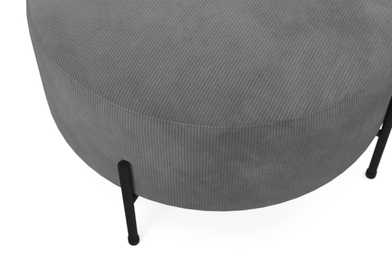 Menard Compact Sittpuff Rund 70 cm - Grå - Möbler - Vardagsrum - Stolar & sittmöbler - Sittpuff
