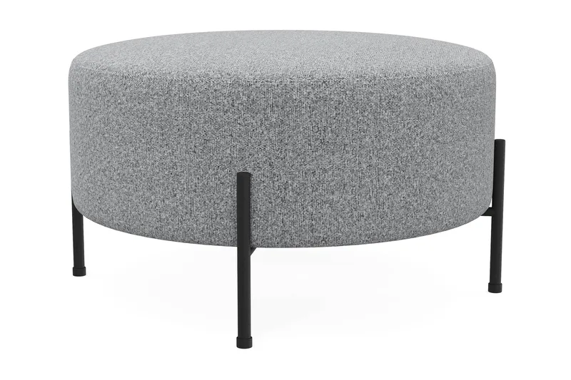 Menard Compact Sittpuff Rund 70 cm - Grå - Möbler - Vardagsrum - Stolar & sittmöbler - Sittpuff