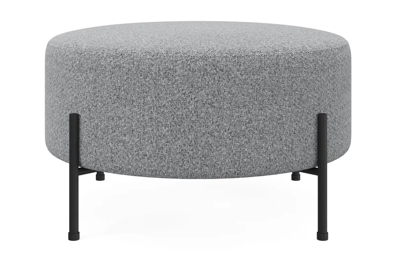 Menard Compact Sittpuff Rund 70 cm, Grå