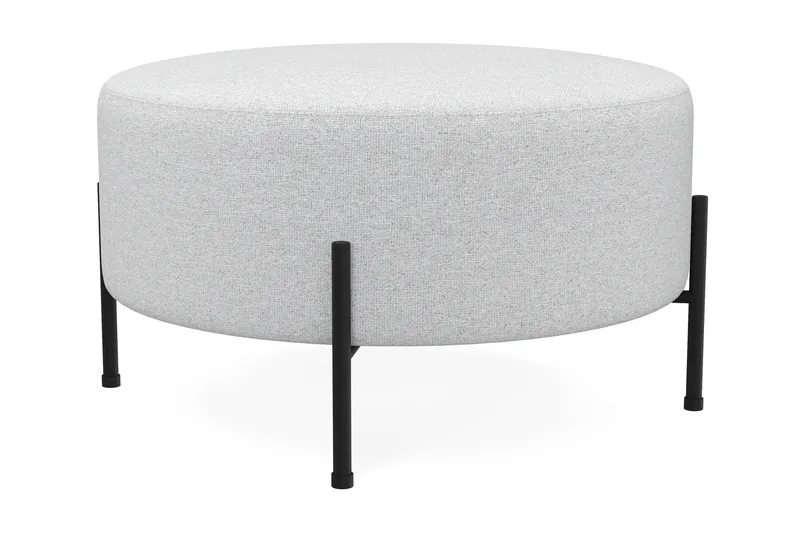 Menard Compact Sittpuff Rund 70 cm - Ljusgrå - Möbler - Vardagsrum - Stolar & sittmöbler - Sittpuff