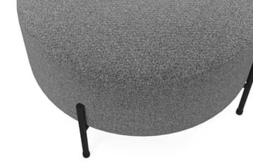 Menard Compact Sittpuff Rund 70 cm - Mörkgrå - Möbler - Vardagsrum - Stolar & sittmöbler - Sittpuff