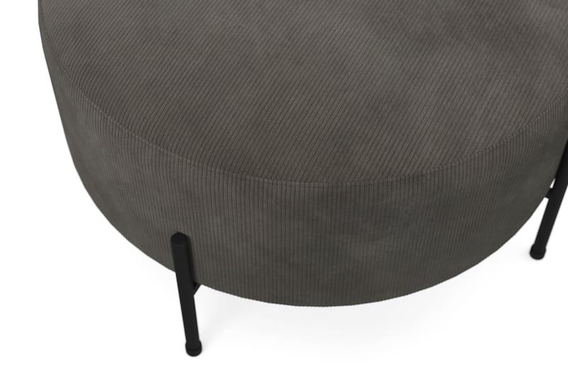 Menard Compact Sittpuff Rund 70 cm - Mörkgrå - Möbler - Vardagsrum - Stolar & sittmöbler - Sittpuff
