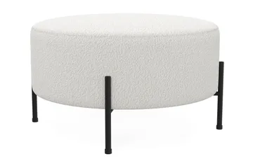 Menard Compact Sittpuff Rund 70 cm - Vit - Möbler - Vardagsrum - Stolar & sittmöbler - Sittpuff