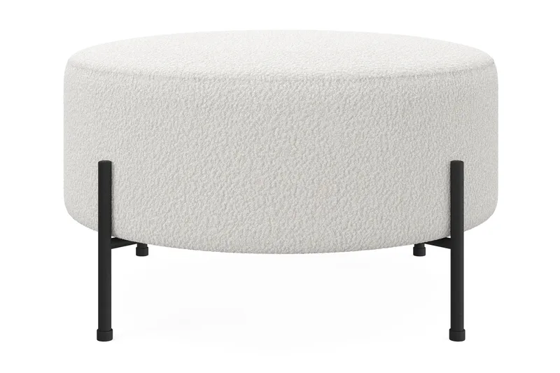 Menard Compact Sittpuff Rund 70 cm, Vit