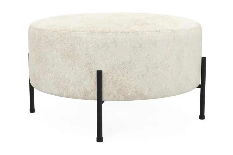 Menard Compact Sittpuff Rund 70 cm - Vit - Möbler - Vardagsrum - Stolar & sittmöbler - Sittpuff