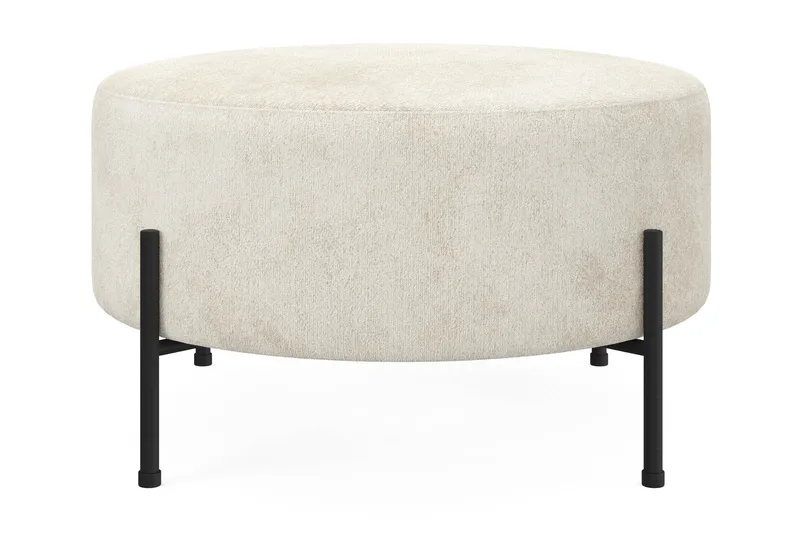 Menard Compact Sittpuff Rund 70 cm, Vit