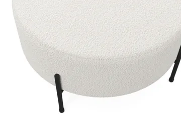 Menard Compact Sittpuff Rund 70 cm - Vit - Möbler - Vardagsrum - Stolar & sittmöbler - Sittpuff