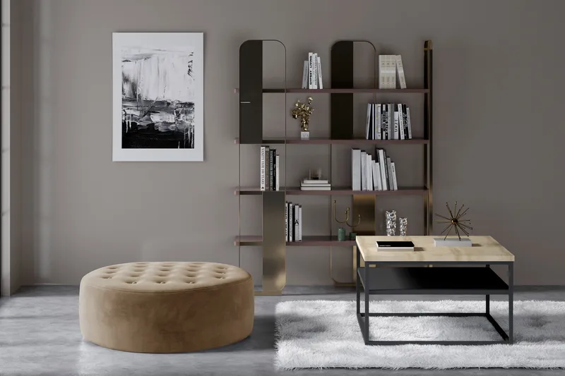 Montyda Sittpuff Rund - Beige - Möbler - Vardagsrum - Stolar & sittmöbler - Sittpuff