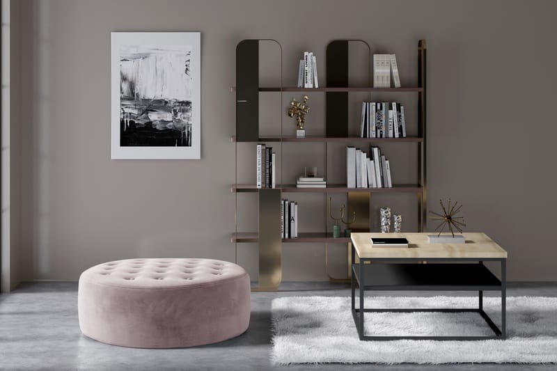 Montyda Sittpuff Rund - Rosa - Möbler - Vardagsrum - Stolar & sittmöbler - Sittpuff