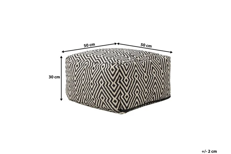 Mukki Sittpuff 50 cm - Svart - Möbler - Vardagsrum - Stolar & sittmöbler - Sittpuff