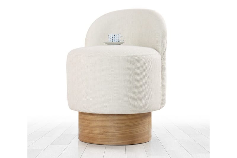 Muktan Sittpuff 47 cm - Cream - Möbler - Vardagsrum - Stolar & sittmöbler - Sittpuff