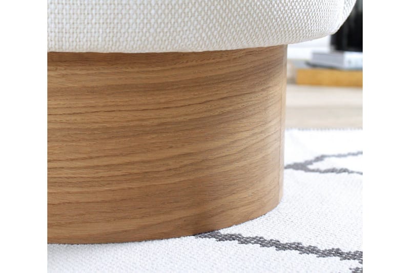 Muktan Sittpuff 47 cm - Cream - Möbler - Vardagsrum - Stolar & sittmöbler - Sittpuff