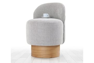 Muktan Sittpuff 47 cm - Grå - Möbler - Vardagsrum - Stolar & sittmöbler - Sittpuff